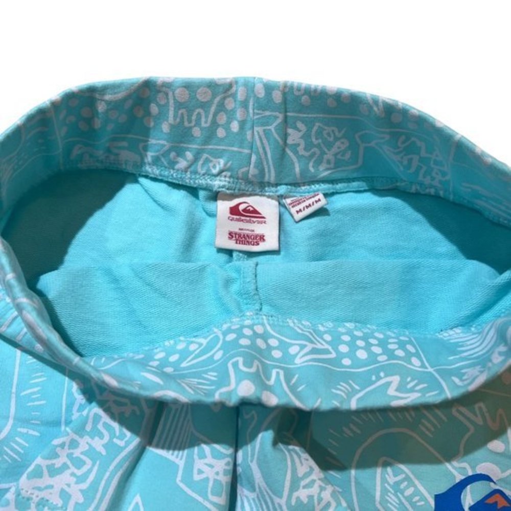 Women's Quiksilver x Stranger Things Lenora Mini Bike Shorts M - Picture 4 of 6